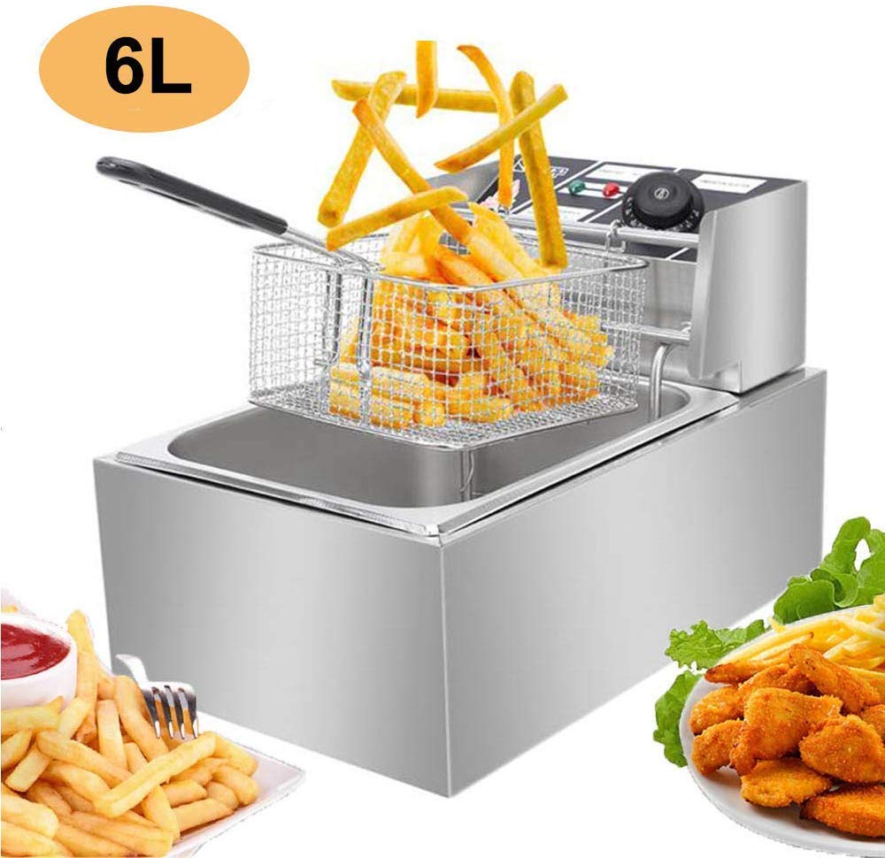 【ffry】 zoe Amazon.com: FROTH & FLAVOR Steel Electric Deep Fryer Machine